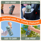 Bentgo Kids Prints Water Bottle (2-Pack)